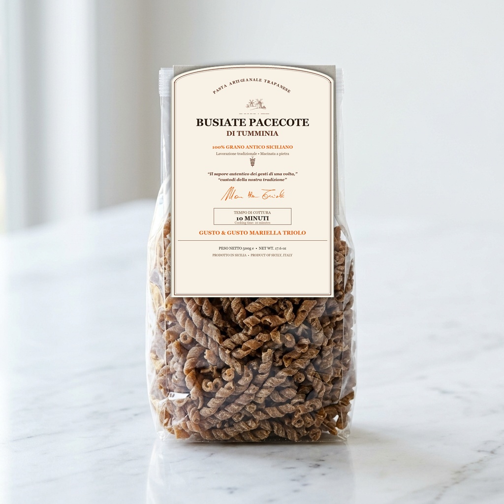 Busiate Pacecote di Antico Grano Tumminia Mariella Triolo